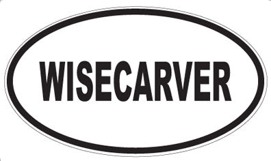 WISECARVER - Oval Sticker