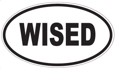 WISED - Oval Magnet