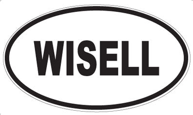 WISELL - Oval Sticker