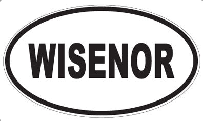 WISENOR - Oval Sticker