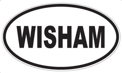 WISHAM - Oval Sticker