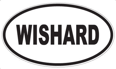 WISHARD - Oval Sticker