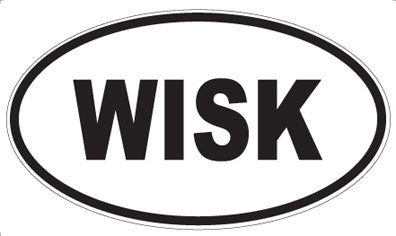 WISK - Oval Sticker