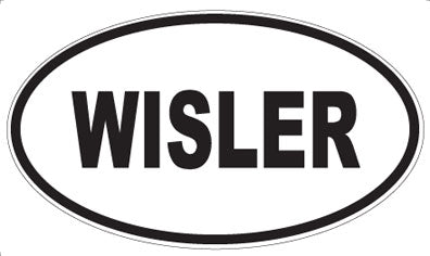 WISLER - Oval Sticker