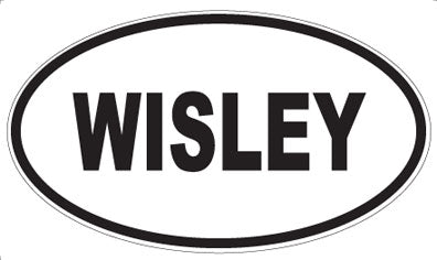 WISLEY - Oval Sticker