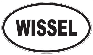 WISSEL - Oval Sticker