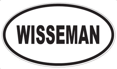 WISSEMAN - Oval Sticker