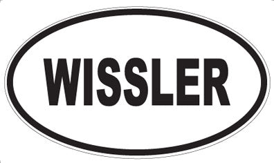 WISSLER - Oval Sticker