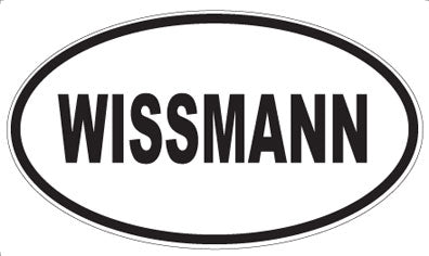 WISSMANN - Oval Sticker