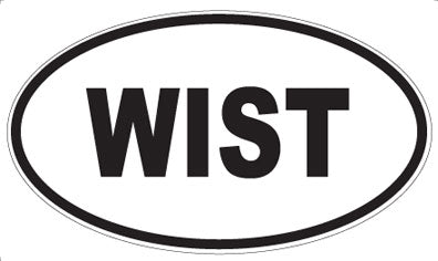 WIST - Oval Magnet