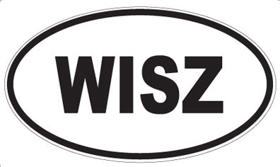 WISZ - Oval Sticker