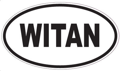 WITAN - Oval Magnet