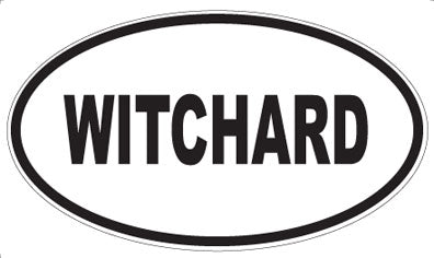 WITCHARD - Oval Sticker