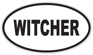 WITCHER - Oval Sticker