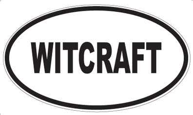 WITCRAFT - Oval Sticker