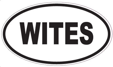 WITES - Oval Sticker