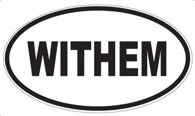 WITHEM - Oval Sticker
