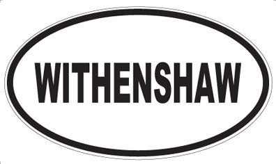 WITHENSHAW - Oval Sticker
