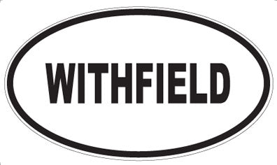 WITHFIELD - Oval Sticker