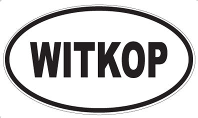 WITKOP - Oval Sticker