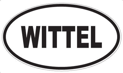WITTEL - Oval Sticker
