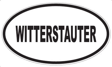 WITTERSTAUTER - Oval Magnet