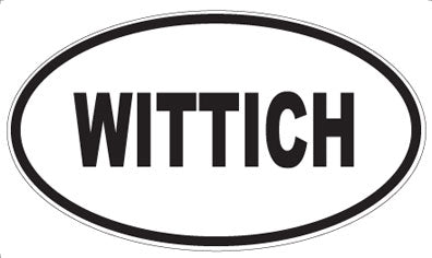 WITTICH - Oval Sticker