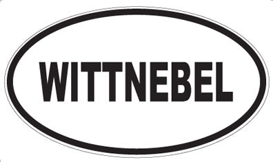 WITTNEBEL - Oval Sticker
