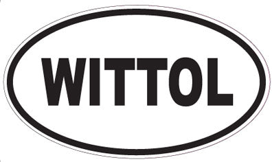WITTOL - Oval Sticker