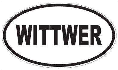 WITTWER - Oval Sticker