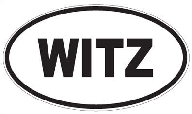 WITZ - Oval Sticker