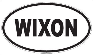 WIXON - Oval Sticker