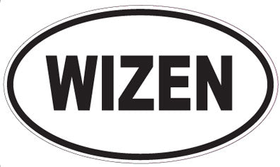 WIZEN - Oval Sticker