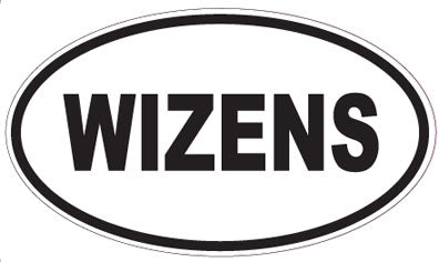 WIZENS - Oval Sticker