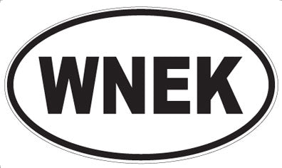 WNEK - Oval Sticker