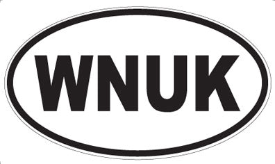 WNUK - Oval Magnet