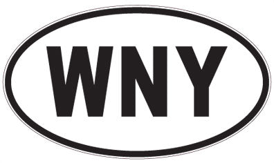 WNY - 3 Letter Initials Oval Magnet