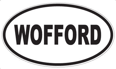 WOFFORD - Oval Sticker