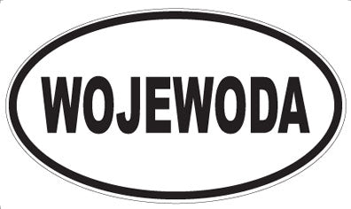 WOJEWODA - Oval Sticker