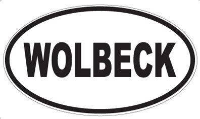 WOLBECK - Oval Sticker