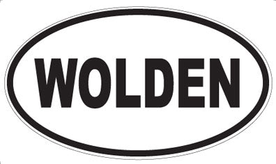 WOLDEN - Oval Sticker