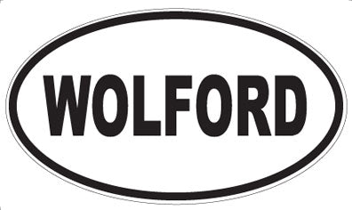 WOLFORD - Oval Sticker
