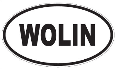 WOLIN - Oval Sticker