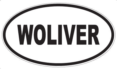 WOLIVER - Oval Sticker