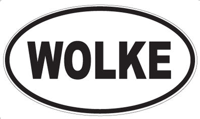 WOLKE - Oval Magnet