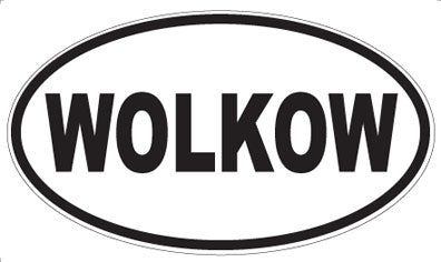 WOLKOW - Oval Sticker