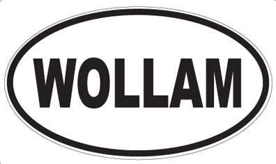 WOLLAM - Oval Sticker