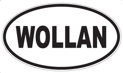 WOLLAN - Oval Sticker