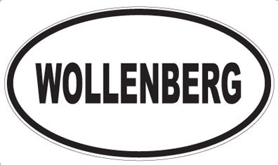 WOLLENBERG - Oval Sticker