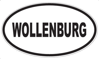 WOLLENBURG - Oval Sticker